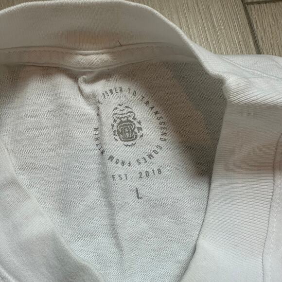 Inaka Power Champions Worldwide blue yellow lifting athletic gym t-shirt large - Picture 5 of 6